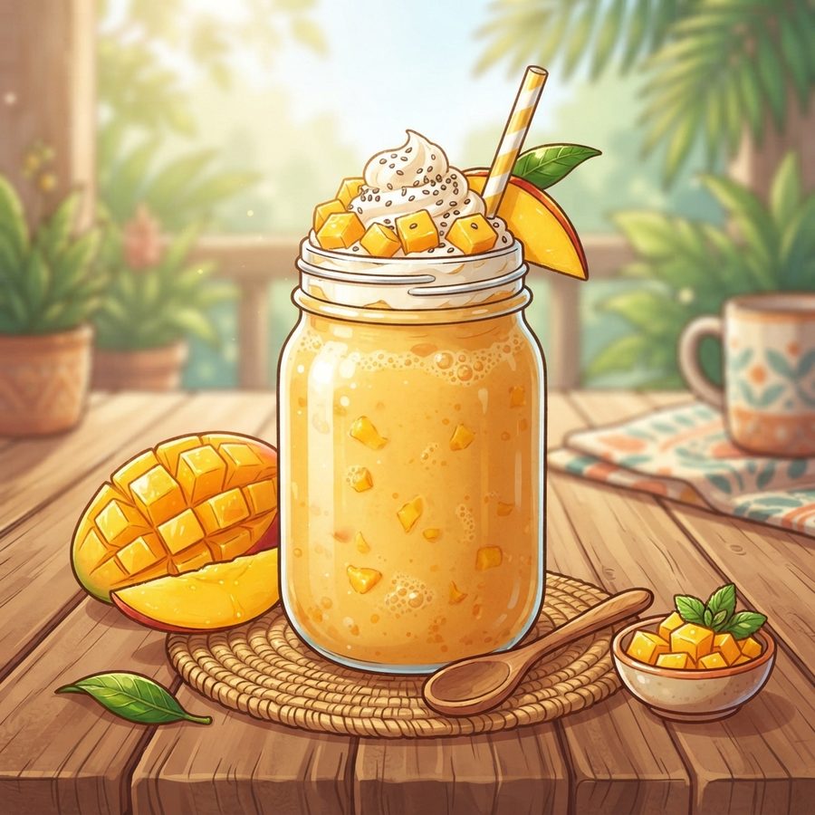 Референс: мультяшный смузи