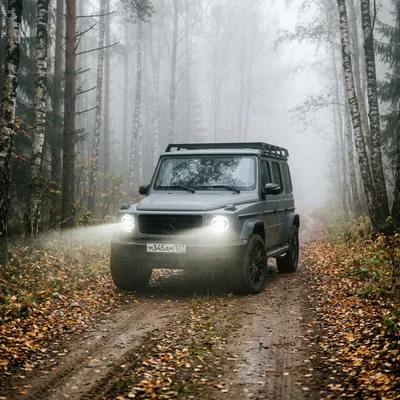 G-Wagon в тумане