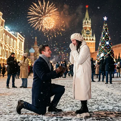 Новый год Красная площадь